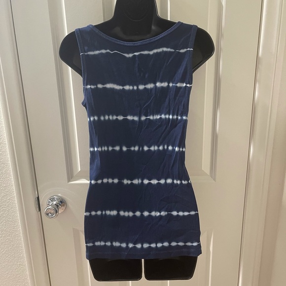 Sonoma Tie-Dye Stripes Tank Top - Picture 2 of 2